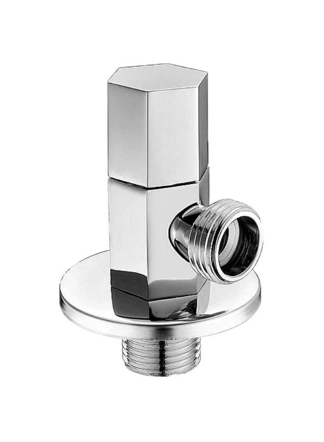 Hexagonal angle valve – chrome - Image 2